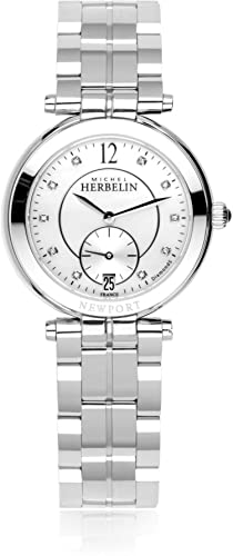 Michel Herbelin 18384/B89 Newport Damenuhr Index Diamanten, Armband von Michel Herbelin