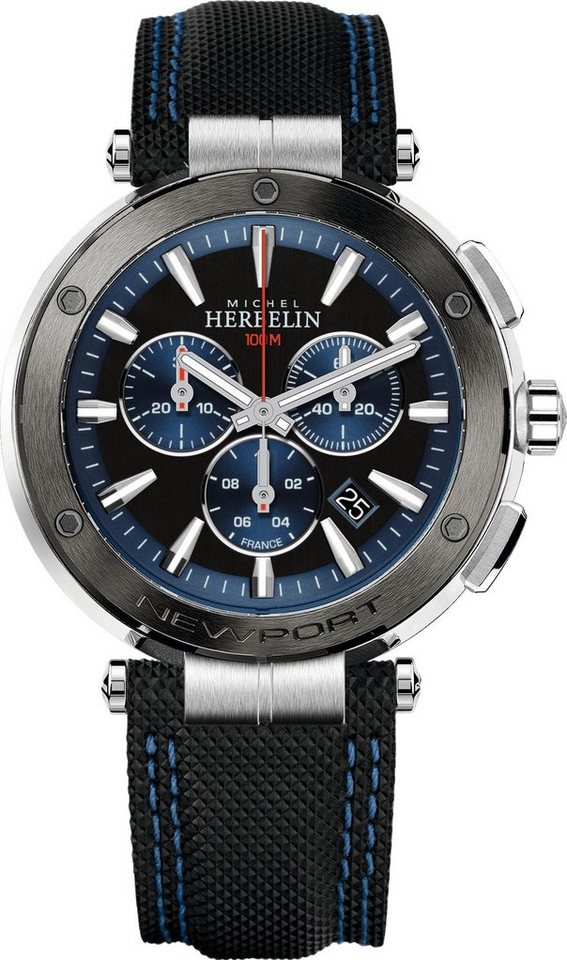 Michel Herbelin Chronograph NEWPORT Herrenarmbanduhr von Michel Herbelin