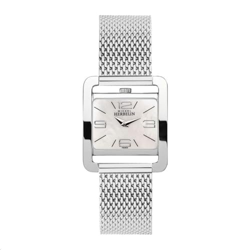 Michel Herbelin Damenuhr 17137/19B - 5EME Avenue - Quartz - Perlmutt-Zifferblatt - Milanese Band von Michel Herbelin