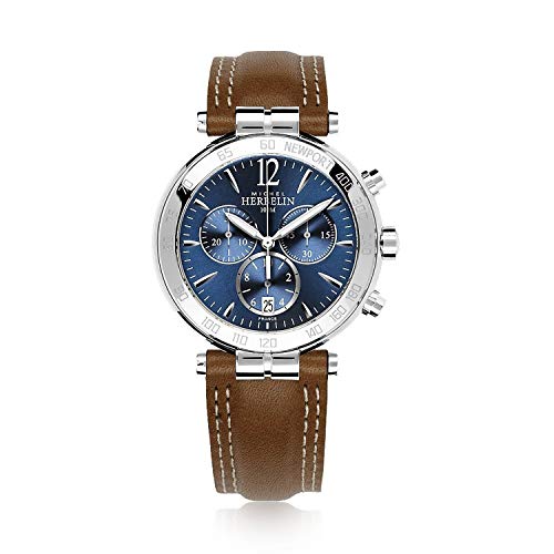 Michel Herbelin Herren Uhr 37654/AP15GO Newport Leder Quarz von Michel Herbelin