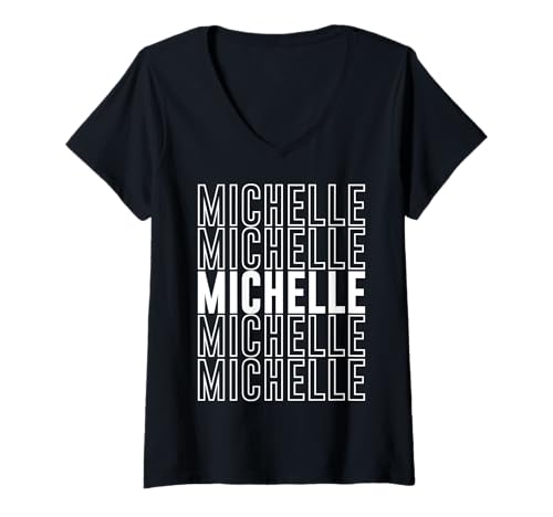 Damen Michelle T-Shirt mit V-Ausschnitt Damen Michelle T-Shirt mit V-Ausschnitt von Michelle Apparel