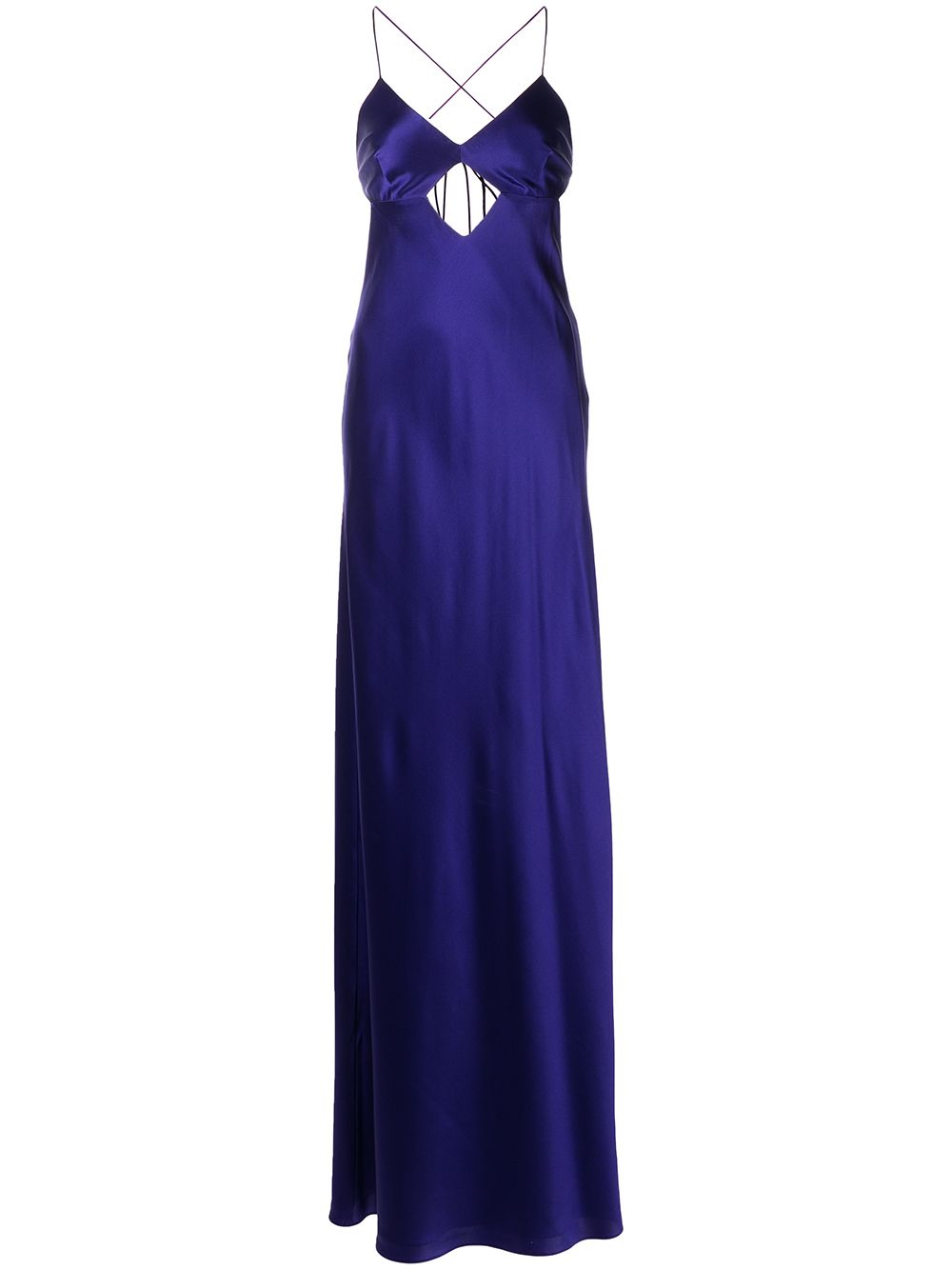 Michelle Mason Abendkleid mit Cut-Out - Blau von Michelle Mason