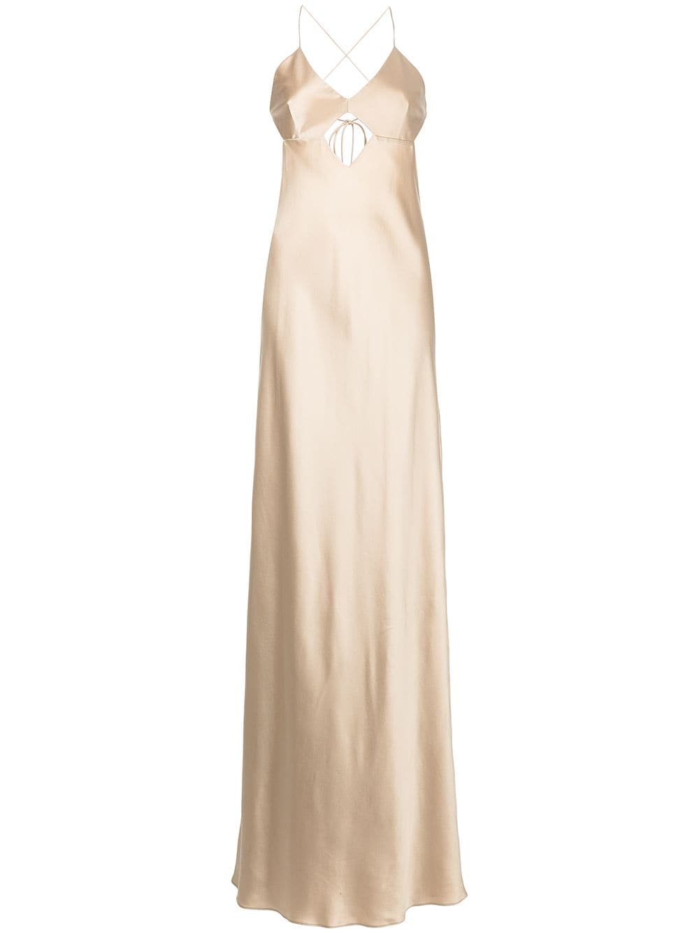 Michelle Mason Abendkleid mit Cut-Out - Gold von Michelle Mason