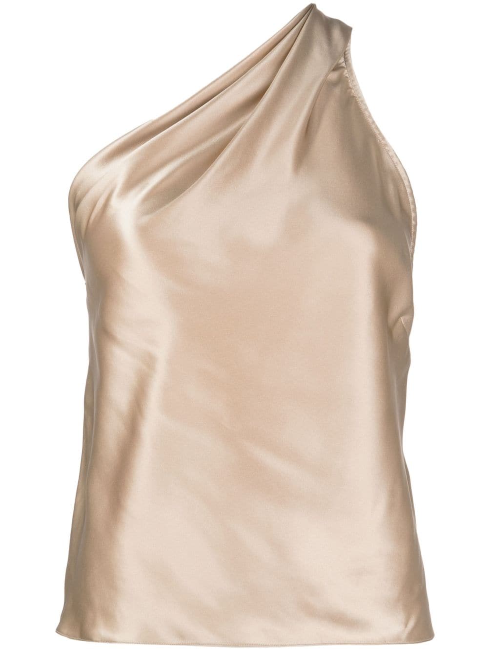 Michelle Mason Asymmetrisches Neckholder-Top aus Seide - Gold von Michelle Mason