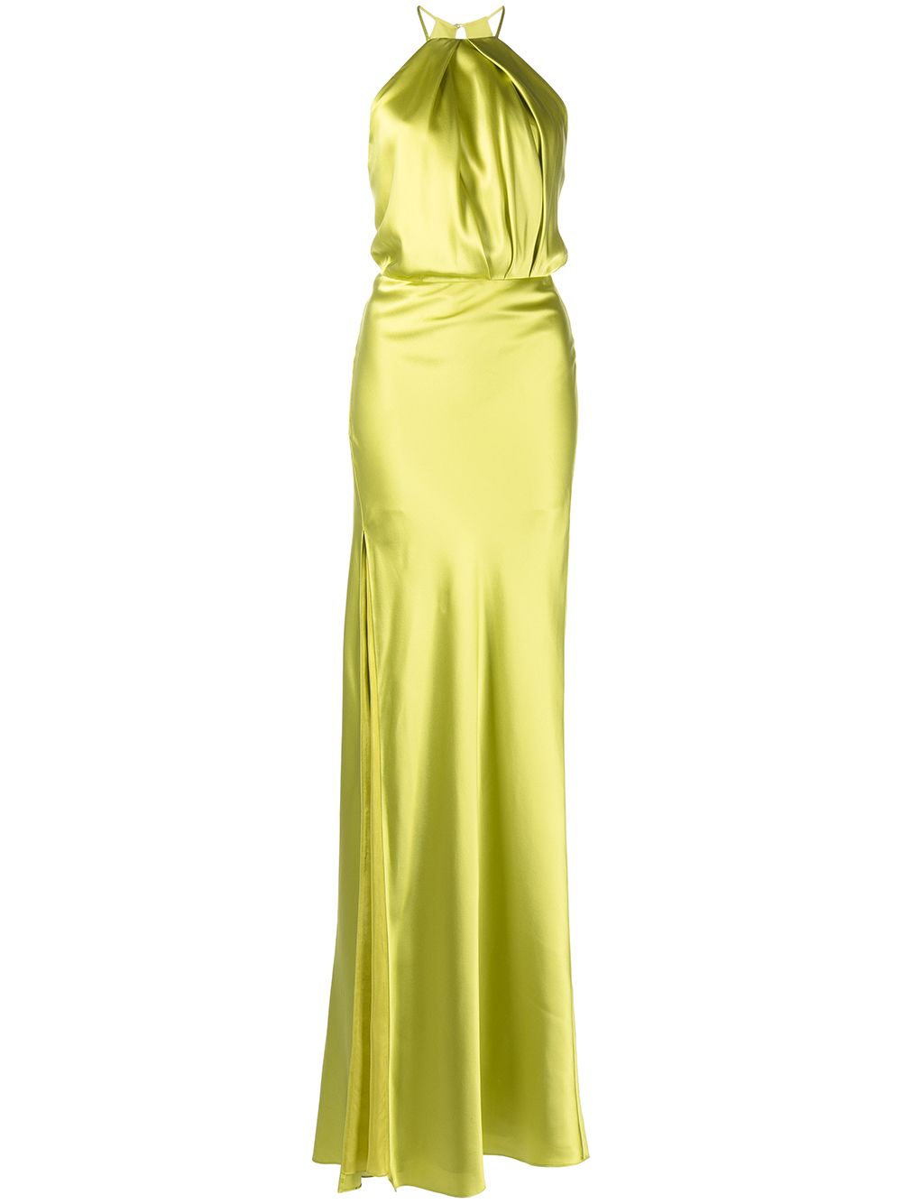 Michelle Mason Neckholder-Kleid aus Seide - Grün von Michelle Mason