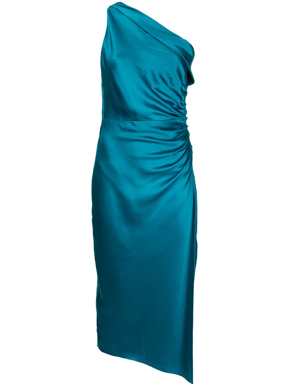 Michelle Mason Seidenkleid mit gerafftem Detail - Blau von Michelle Mason