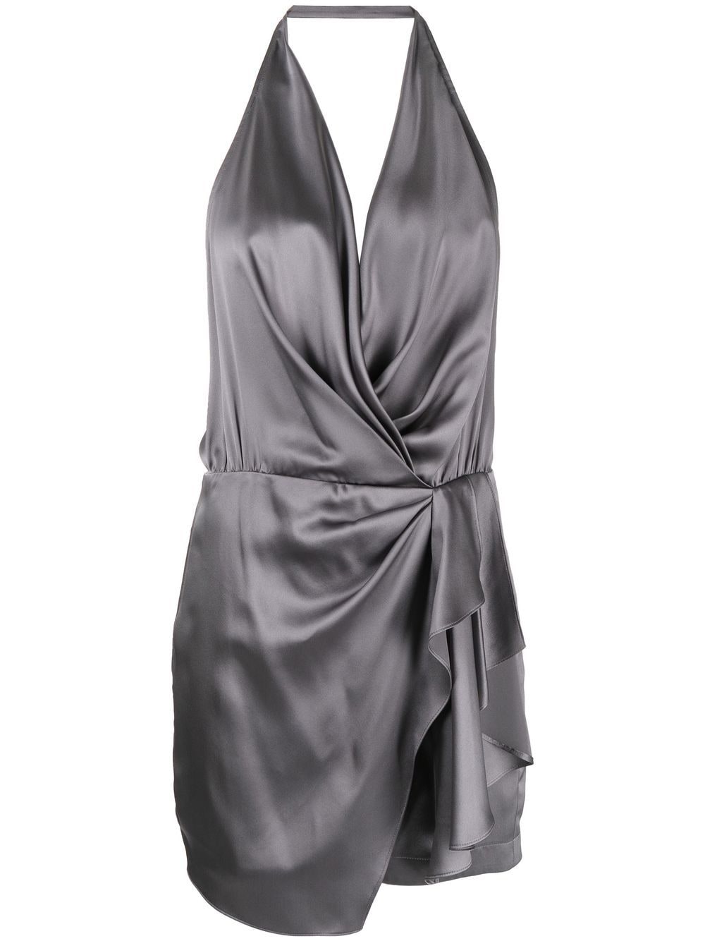Michelle Mason Gerafftes Kleid - Grau von Michelle Mason