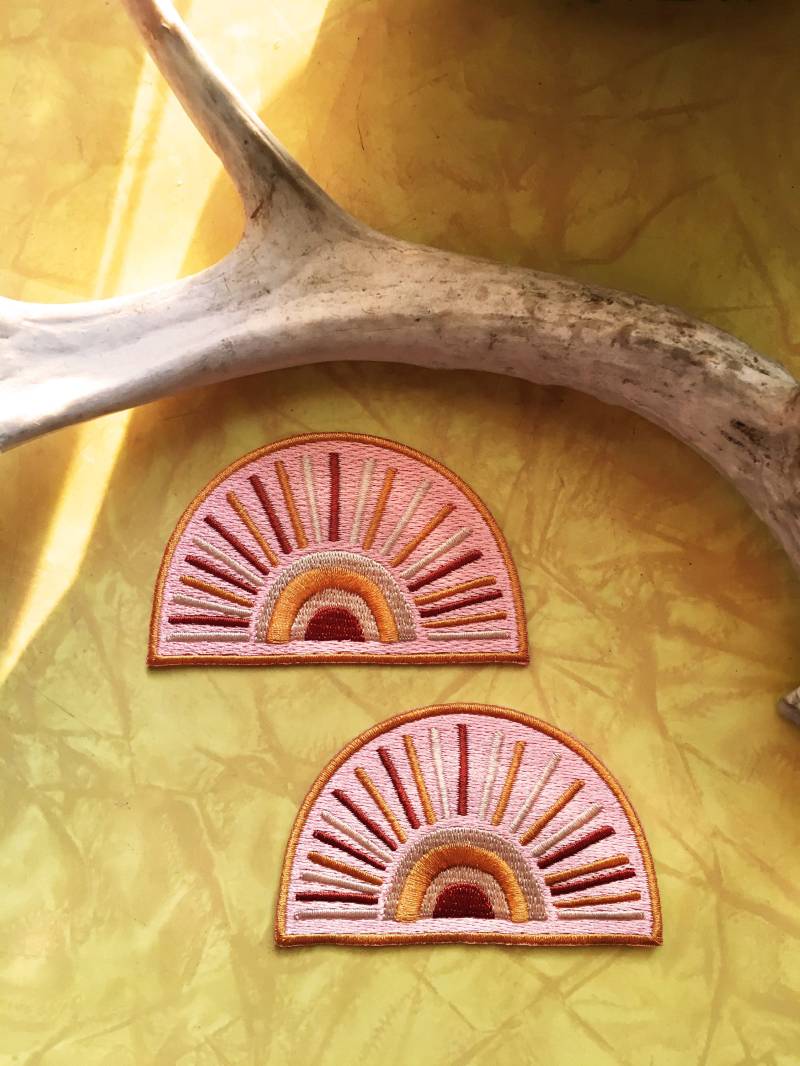 Sunny Sun Aufnäher von MichelleBrusegaard