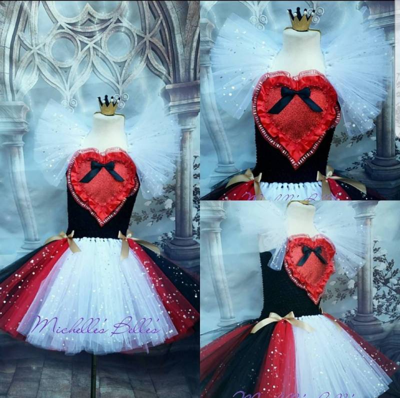 Herzkönigin Alice Im Wunderland-stil Tutu Kleid von MichellesBellesTutu