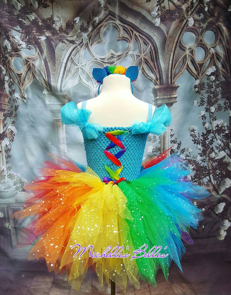Mein Kleines Pony Rainbow Dash Style Tutu Kleid von MichellesBellesTutu