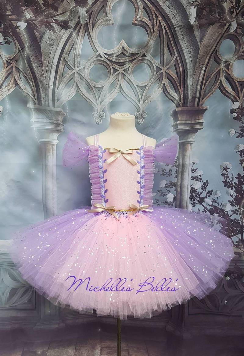 Rapunzel Tutu Kleid Im Verschlungenen Stil von MichellesBellesTutu