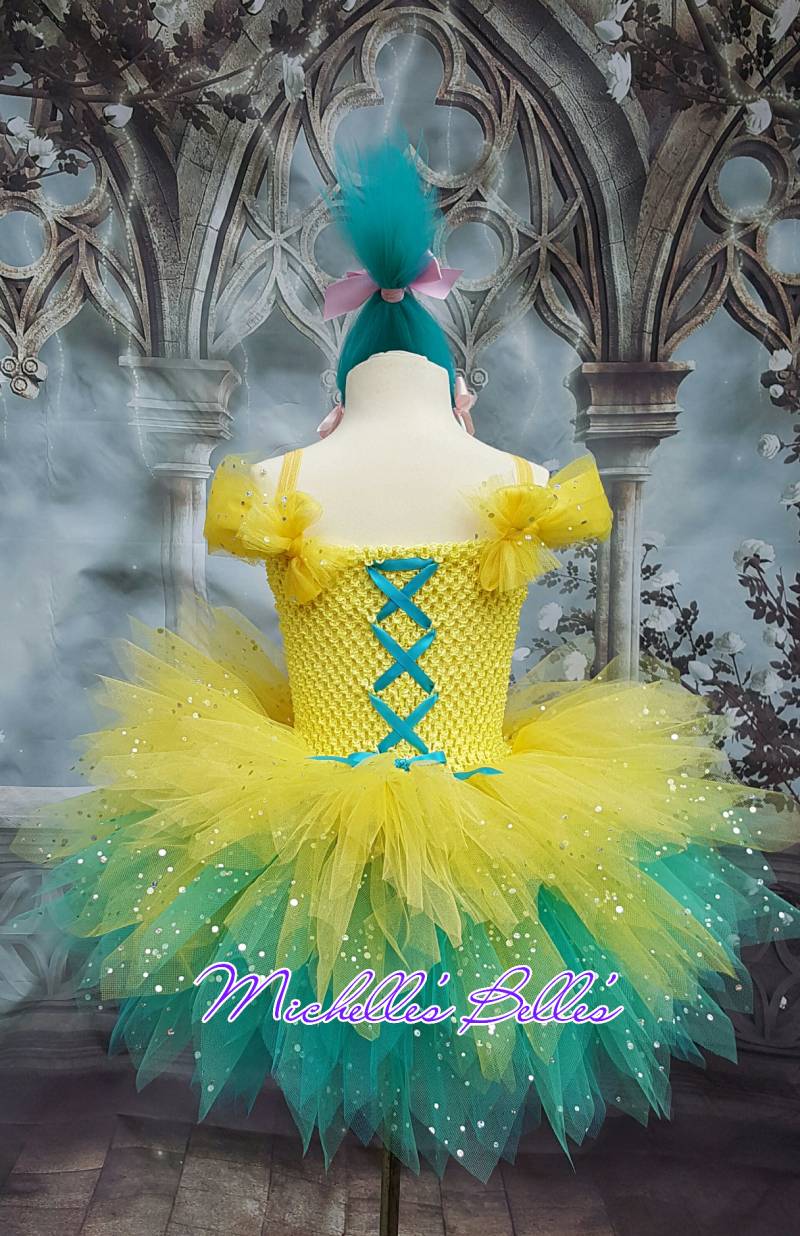 Smidge Trolls Style Tutu Kleid von MichellesBellesTutu