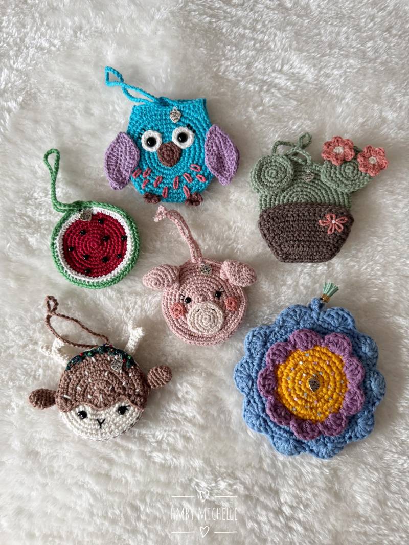 Handgemachte Mini-Geschenktasche - Geld-Täschchen Geschenkidee Unter 15Euro Glücksbringer Geldbeutel Geldsäckchen von MichelleshandmadeCo