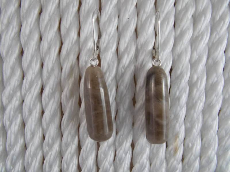 Ep#154 Petoskey Stone Ohrhänger Mit Hebelhaken Aus Sterlingsilber Ep#154 Petoskey Stone Ohrhänger Mit Hebelhaken Aus Sterlingsilber von MichiganStones