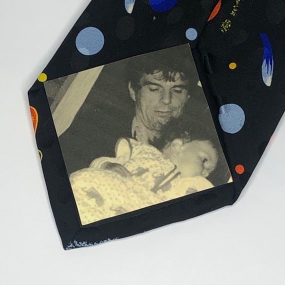 Krawatte Applikation Mit Persönlichem Foto - Einzigartiges Geschenk Für Den Bräutigam Krawatten Aufnäher Brautvater von MichisMaschen