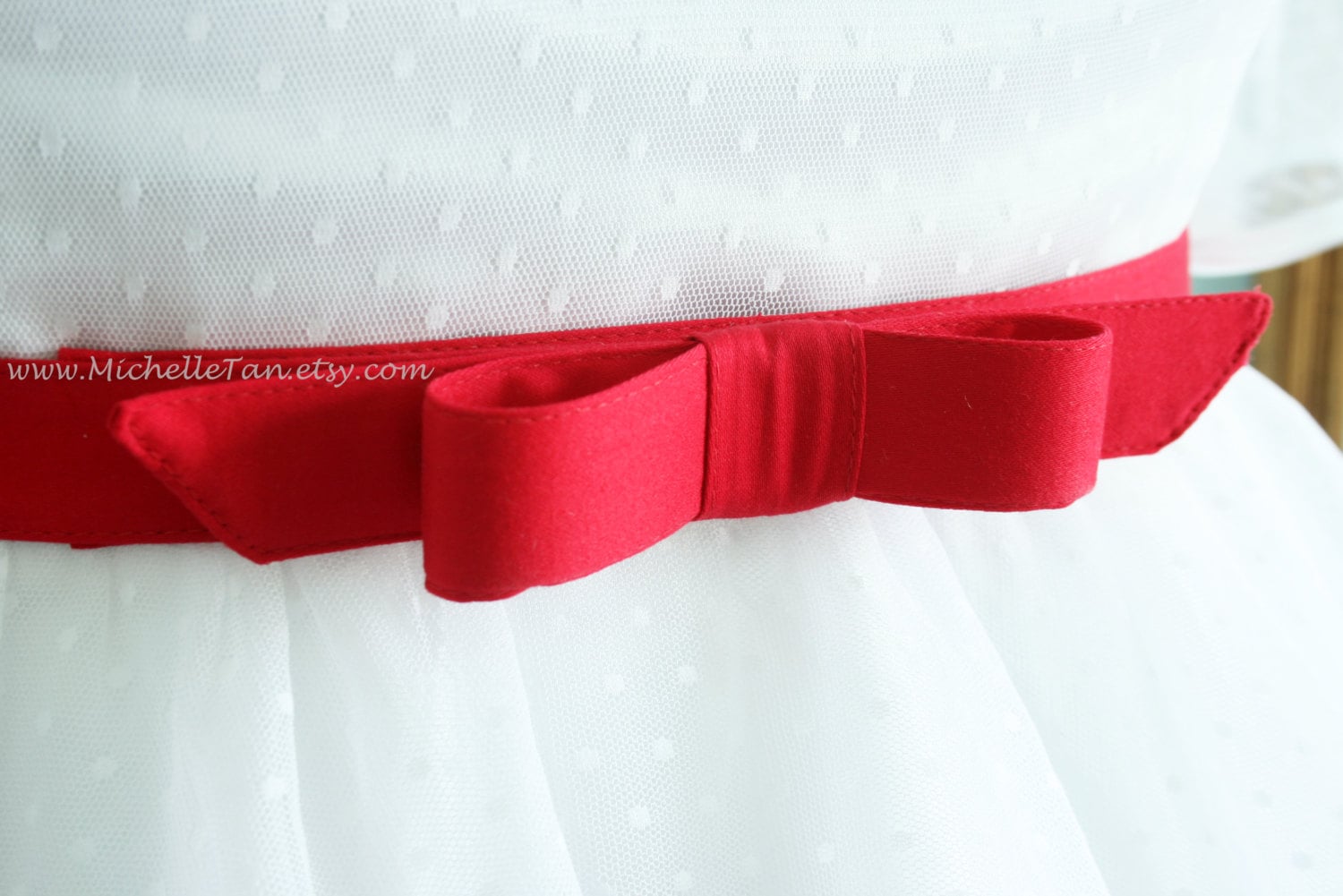 1 Zoll Red Bow Gürtel Benutzerdefinierte Baumwolle Retro Style 1 Zoll Red Bow Gürtel Benutzerdefinierte Baumwolle Retro Style von MichyLouDotCom