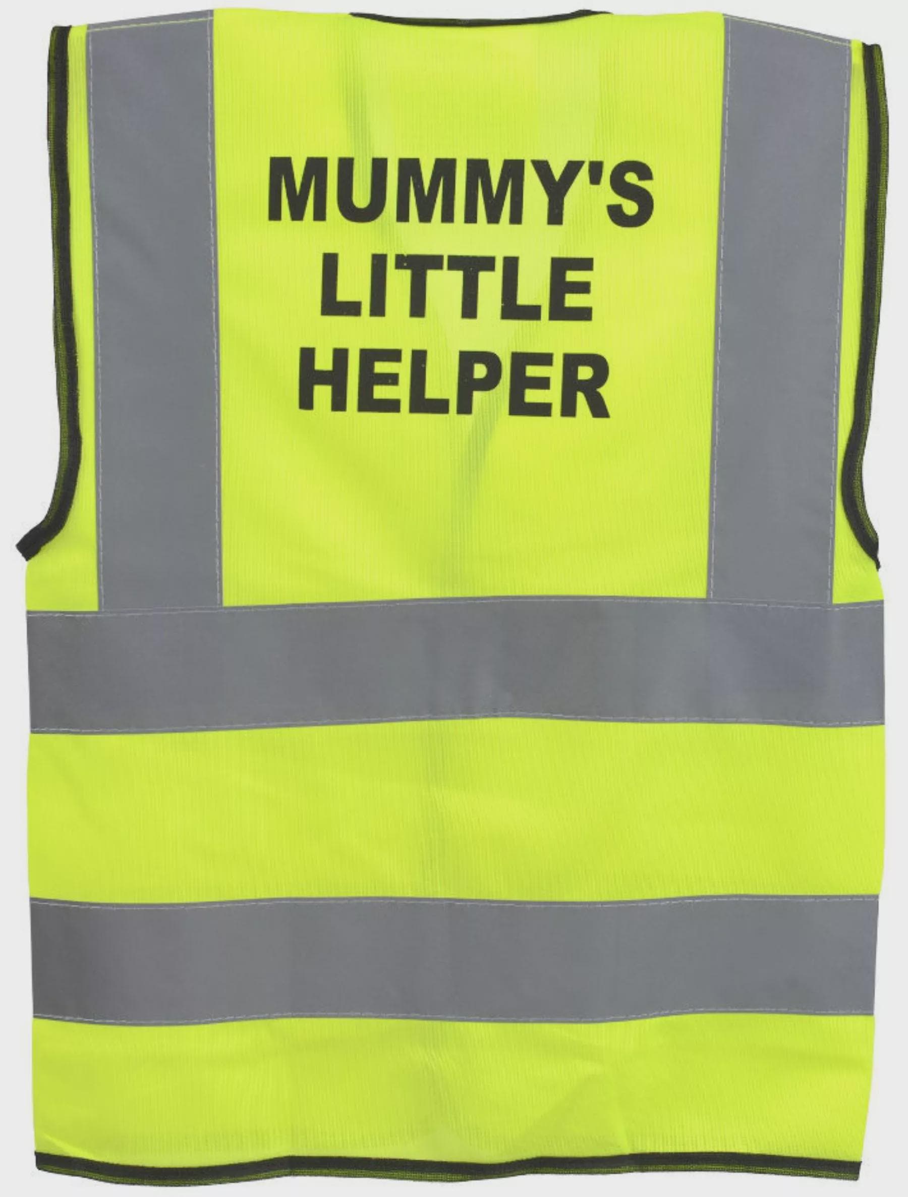 Kind Gelbe Westen Gedruckt „Mummy's Little Helper" Reflective Weste Hallo Visible Kind Gelbe Westen Gedruckt „Mummy's Little Helper" Reflective Weste Hallo Visible von MickDirect