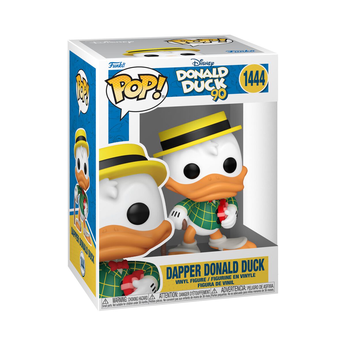 Mickey Mouse - 90th Anniversary - Dapper Donald Duck Vinyl Figur 1444 - Funko Pop! Figur - Funko Shop Deutschland - Lizenzierter Fanartikel von Mickey Mouse