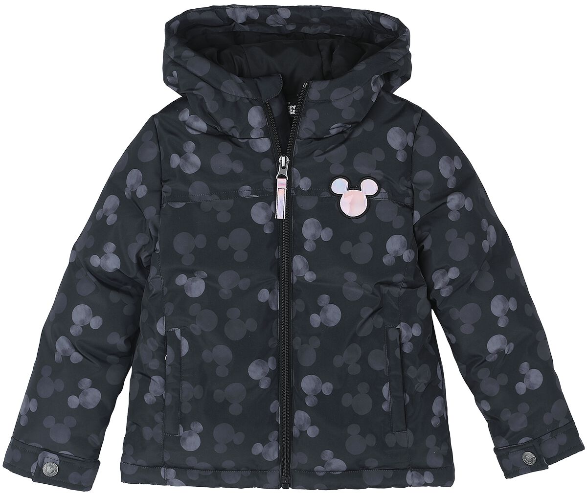 Mickey Mouse Allover Jacke schwarz in 110/116 von Mickey Mouse