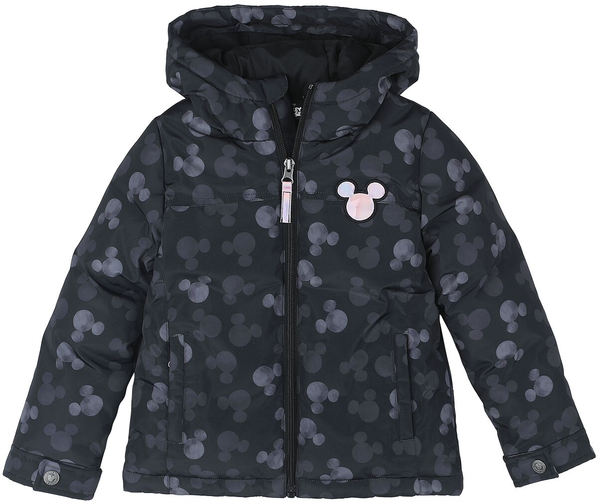 Mickey Mouse Allover Jacke schwarz in 122/128 von Mickey Mouse