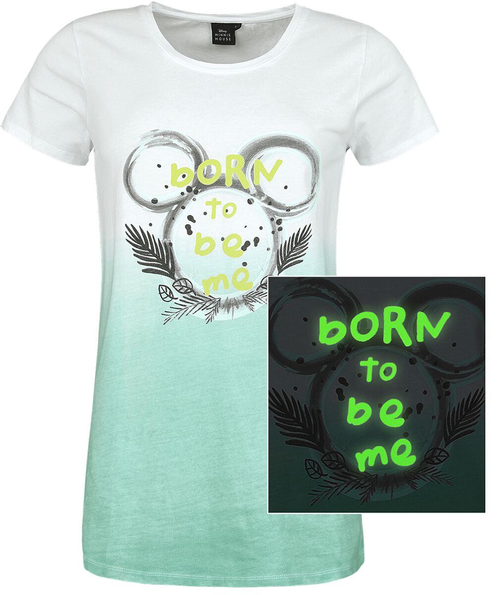 Mickey Mouse Born To Be Me T-Shirt multicolor in M von Mickey Mouse