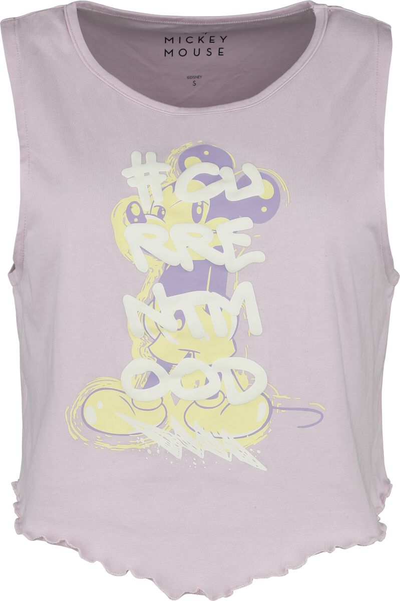 Mickey Mouse Current Mood Tank-Top rosa in L von Mickey Mouse