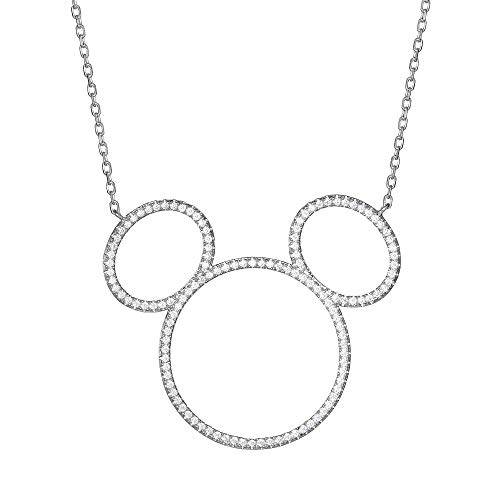 Mickey Mouse Damen Halskette Sterlingsilber Rund Unzutreffend - N901861RZWL-18.PH von Mickey Mouse