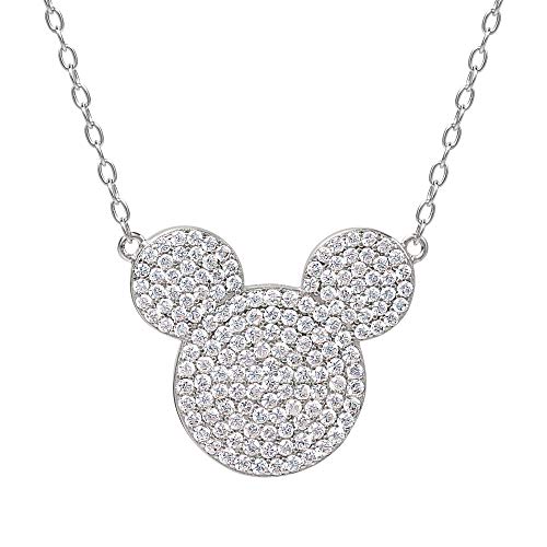 Mickey Mouse Damen Halskette Sterlingsilber Rund Unzutreffend - N902362RZWL-18 von Mickey Mouse