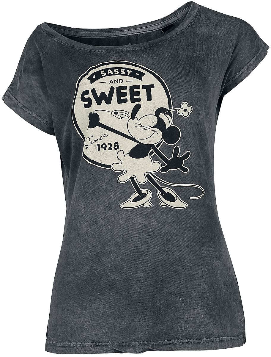 Mickey Mouse Disney 100 - Minnie Mouse T-Shirt grau in XL von Mickey Mouse