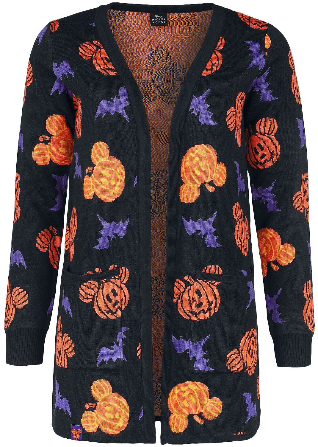 Micky Maus - Disney Cardigan - Halloween - S - für Damen - Größe S - multicolor  - EMP exklusives Merchandise! von Micky Maus