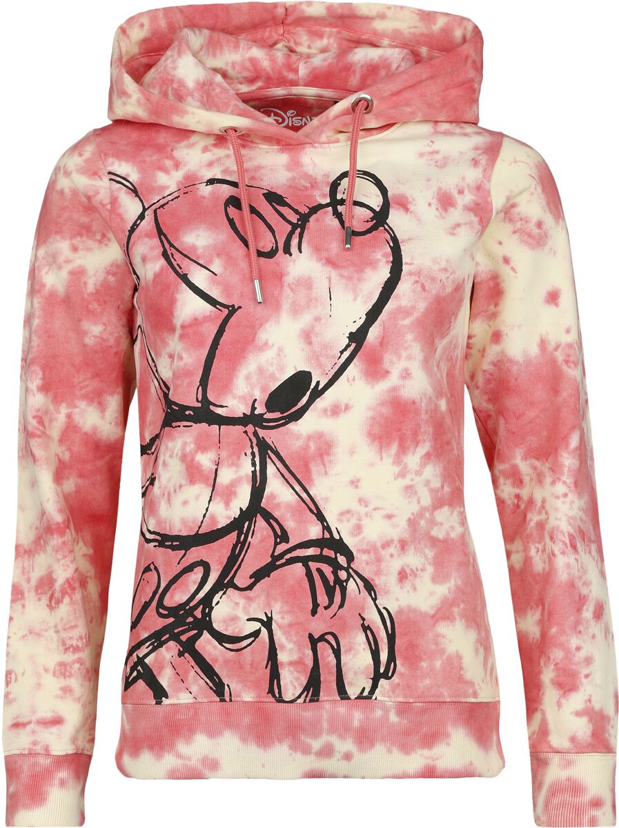 Mickey Mouse - Disney Kapuzenpullover - Mickey Sketch - S bis XXL - für Damen - Größe M - pink  - Lizenzierter Fanartikel von Mickey Mouse