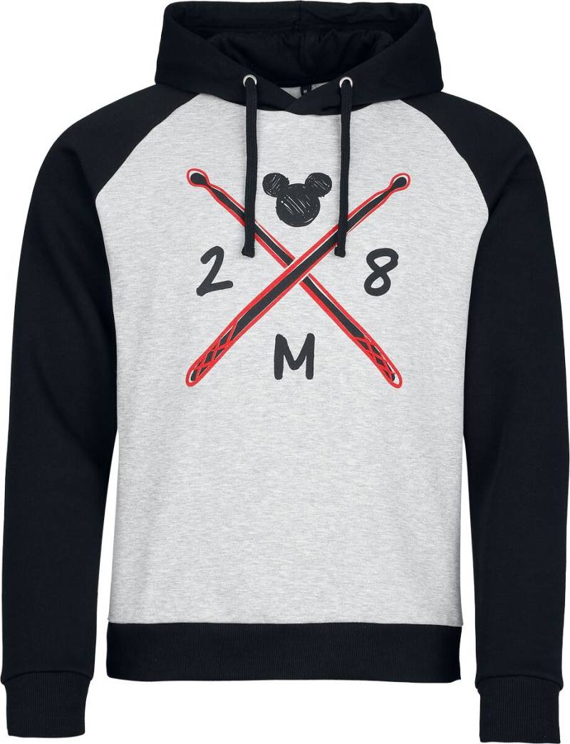 Mickey Mouse - Disney Kapuzenpullover - Rock Out Loud - S bis 3XL - für Männer - Größe XXL - grau/schwarz  - EMP exklusives Merchandise! Mickey Mouse - Disney Kapuzenpullover - Rock Out Loud - S bis 3XL - für Männer - Größe XXL - grau/schwarz  - EMP exklusives Merchandise! von Mickey Mouse