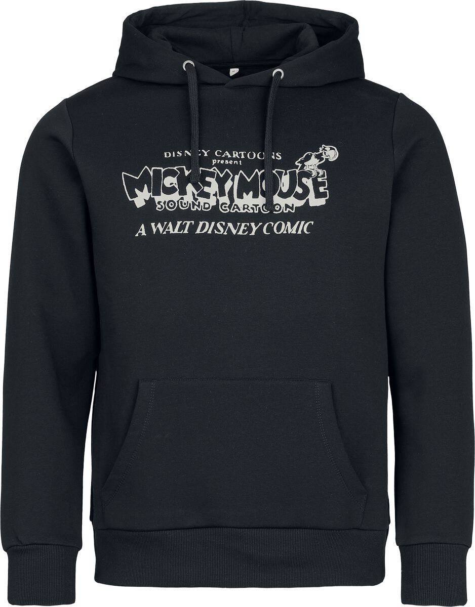 Mickey Mouse - Disney Kapuzenpullover - Steamboat Willie - S bis 3XL - für Männer - Größe XL - schwarz  - EMP exklusives Merchandise! Mickey Mouse - Disney Kapuzenpullover - Steamboat Willie - S bis 3XL - für Männer - Größe XL - schwarz  - EMP exklusives Merchandise! von Mickey Mouse