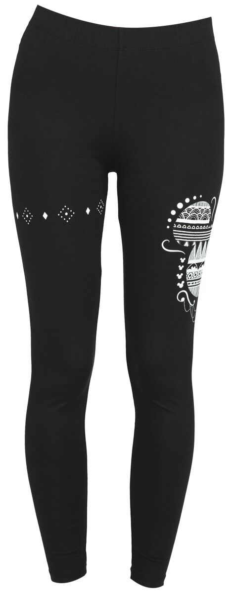 Mickey Mouse - Disney Leggings - Boho Mickey - S bis 3XL - für Damen - Größe 3XL - schwarz  - EMP exklusives Merchandise! von Mickey Mouse