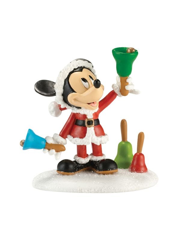 Mickey Mouse - Disney Sammelfiguren - Ringing In The Holiday - multicolor  - Lizenzierter Fanartikel von Mickey Mouse