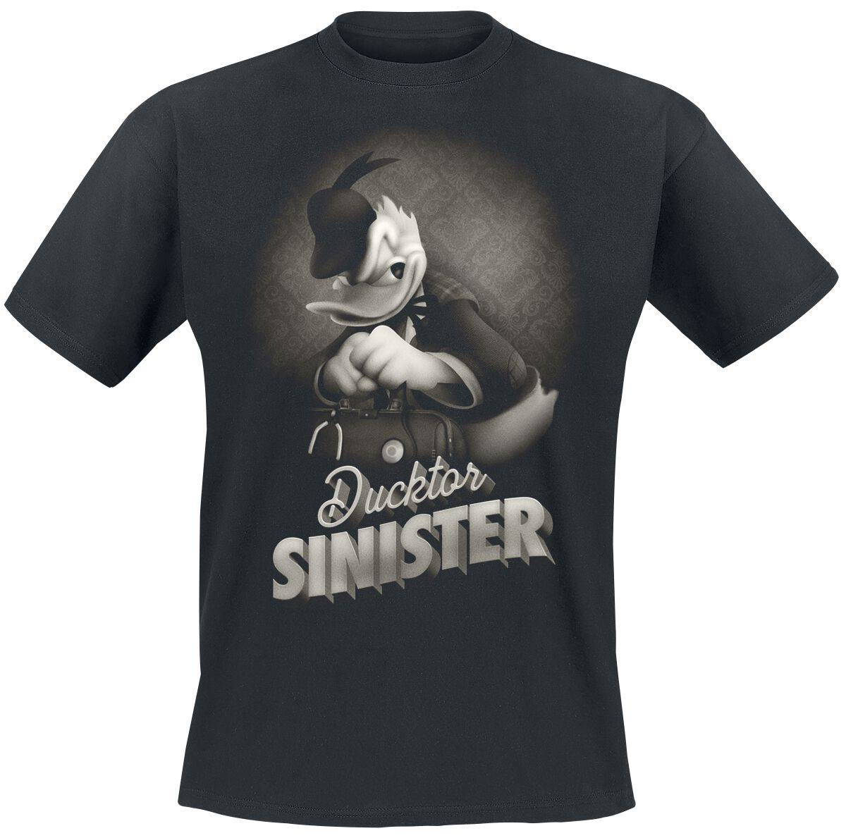 Mickey Mouse - Disney T-Shirt - Donald - Ducktor Sinister - S bis XXL - für Männer - Größe S - schwarz  - EMP exklusives Merchandise! von Mickey Mouse