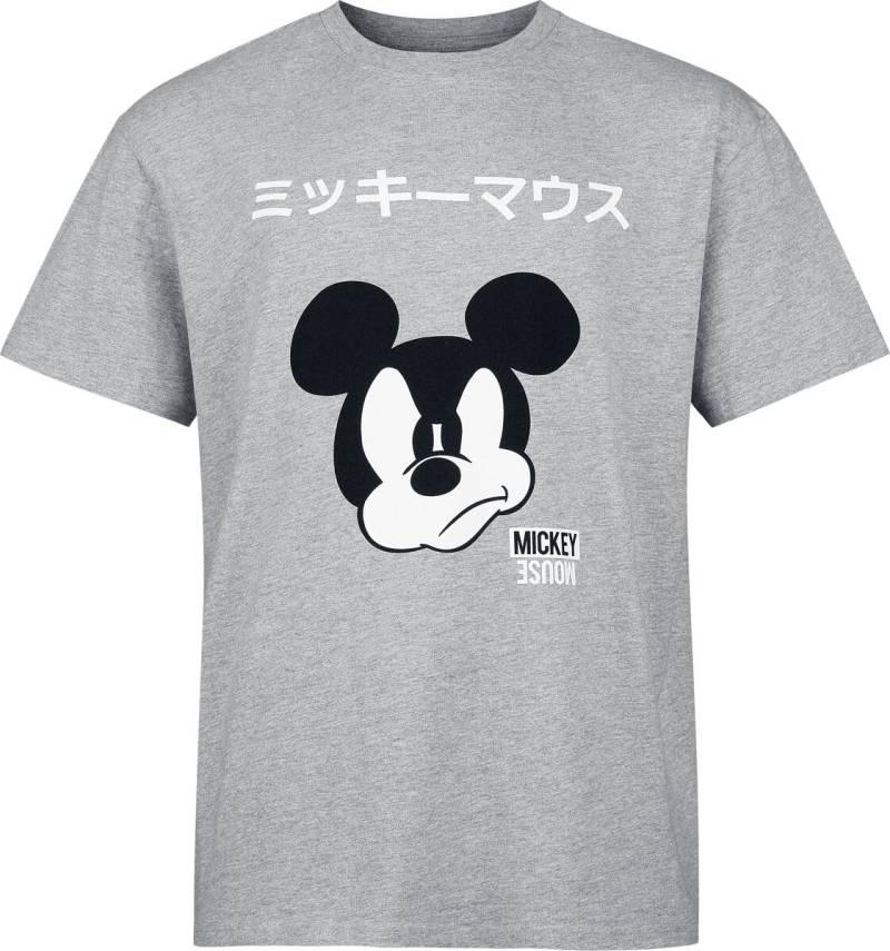 Mickey Mouse Japanese - Oversize T-Shirt grau meliert in XL von Mickey Mouse