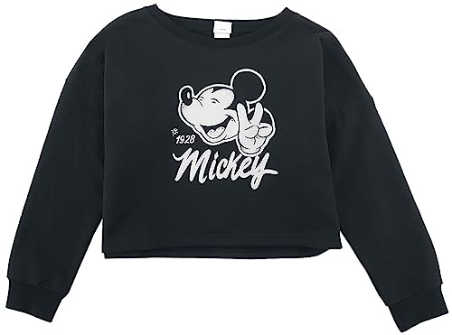 Mickey Mouse Kids Frauen Sweatshirt schwarz 176 von Mickey Mouse