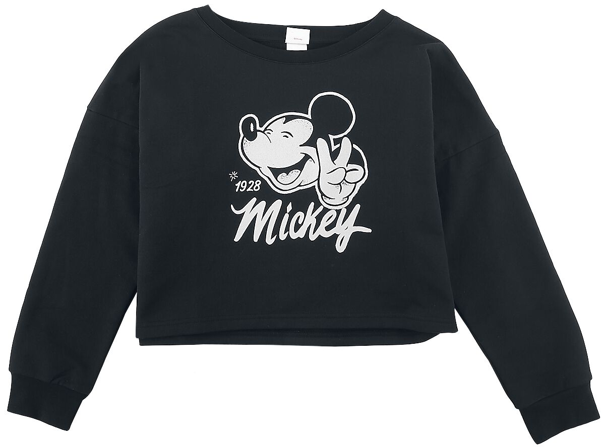 Mickey Mouse Kids - Mickey Mouse Sweatshirt schwarz in 164 von Mickey Mouse