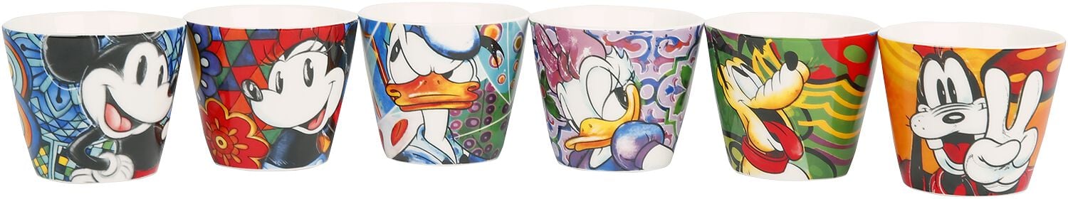 Micky Maus Mickey and Friends - 6er Set Espresso Tassen Tasse multicolor Micky Maus Mickey and Friends - 6er Set Espresso Tassen Tasse multicolor von Micky Maus