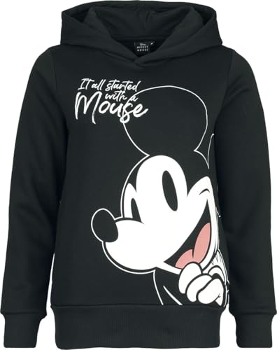 Mickey Mouse Micky Maus It All Started with a Mouse Frauen Kapuzenpullover schwarz L von Mickey Mouse