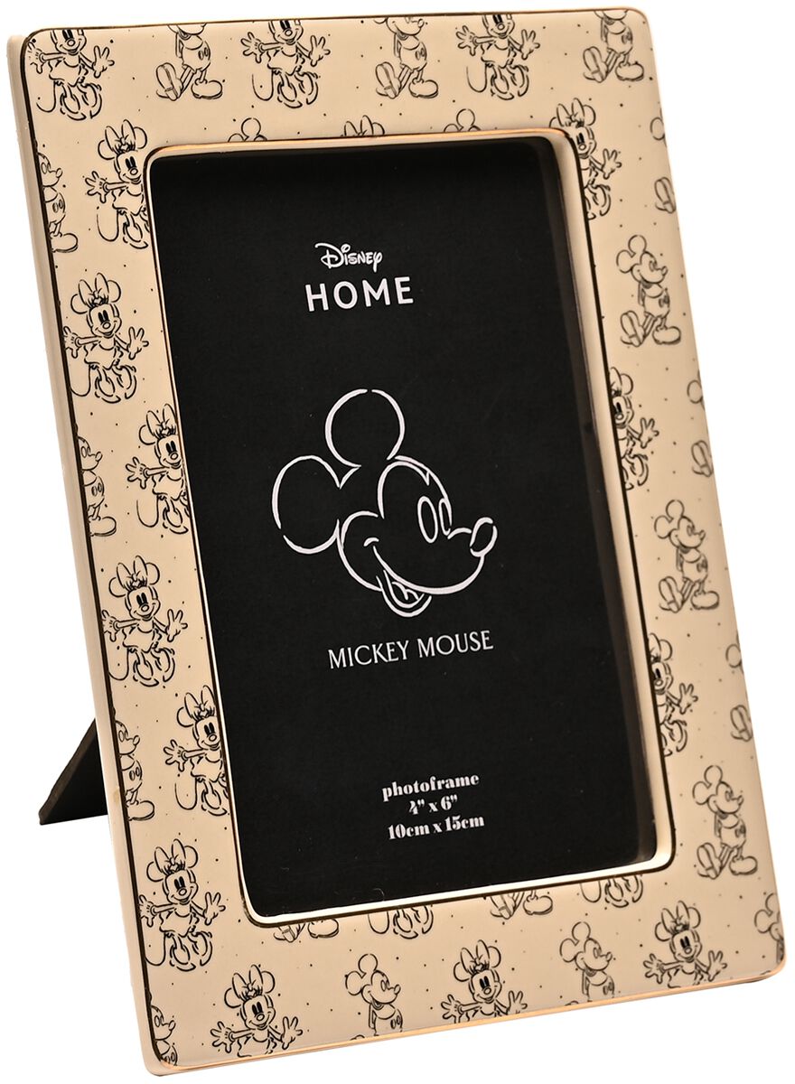 Mickey Mouse Micky & Minnie Dekoartikel goldfarben von Mickey Mouse