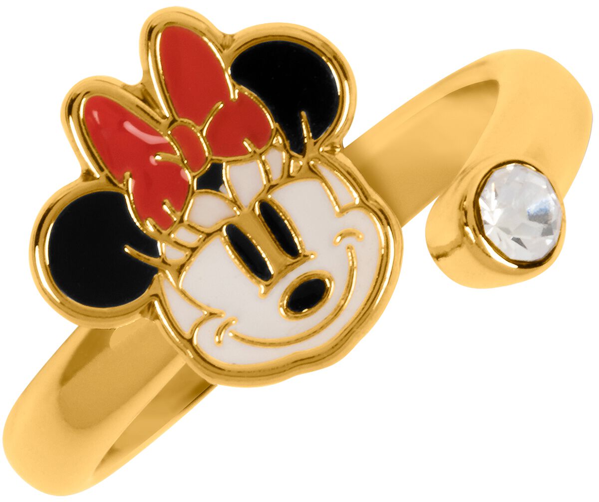 Mickey Mouse Minnie Ring goldfarben von Mickey Mouse