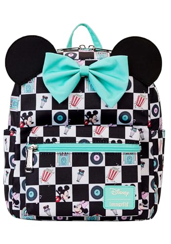 Micky Maus Loungefly - Micky & Minnie Date Night Diner Frauen Mini-Rucksack multicolor von Mickey Mouse