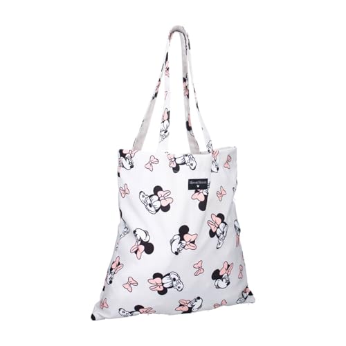 Micky Maus Minnie Frauen Stofftasche weiß von Mickey Mouse