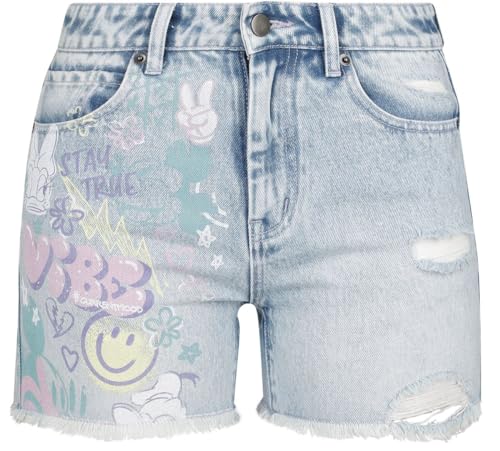 Micky Maus Stay True Frauen Short Washed Denim 28 von Mickey Mouse
