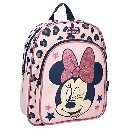 Minnie Mouse Talk Of The Town | Rucksack | Mit einem Bild Ihres Lieblingshelden! | Ideal für den jungen Abenteurer | Red Rosa -Einheitsgröße von Disney