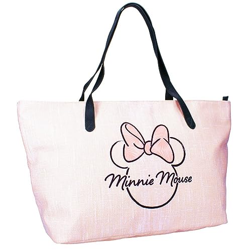 Shopping Tasche Minnie Mouse Let The Sun Shine Rosa -Einheitsgröße von Vadobag