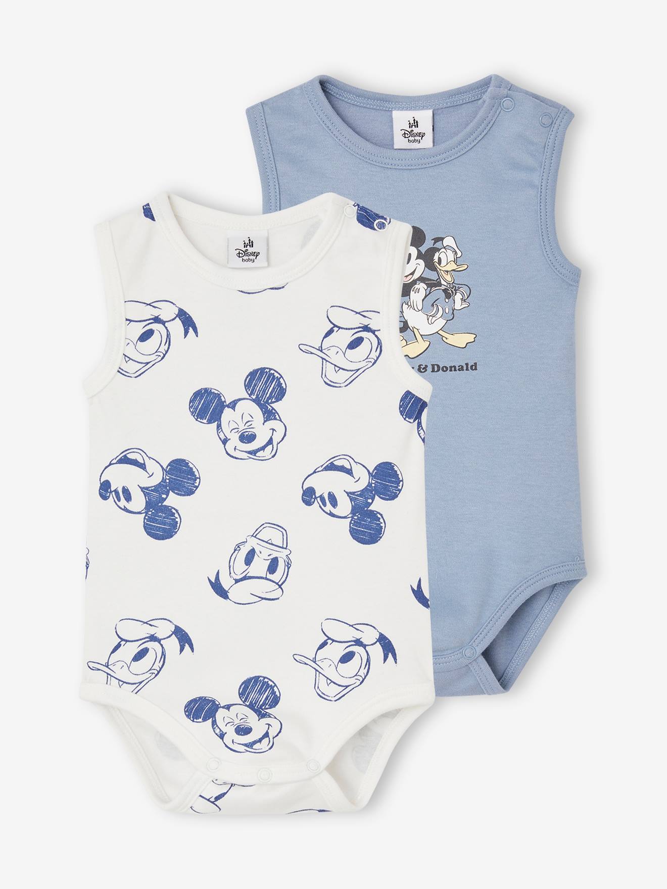 2er-Pack ärmellose Baby Bodys Disney MICKY MAUS von Micky Maus