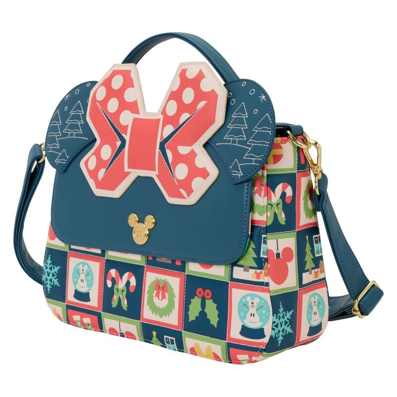 Micky Maus - Disney Handtasche - Loungefly - Micky & Minnie Holiday - multicolor  - Lizenzierter Fanartikel von Micky Maus